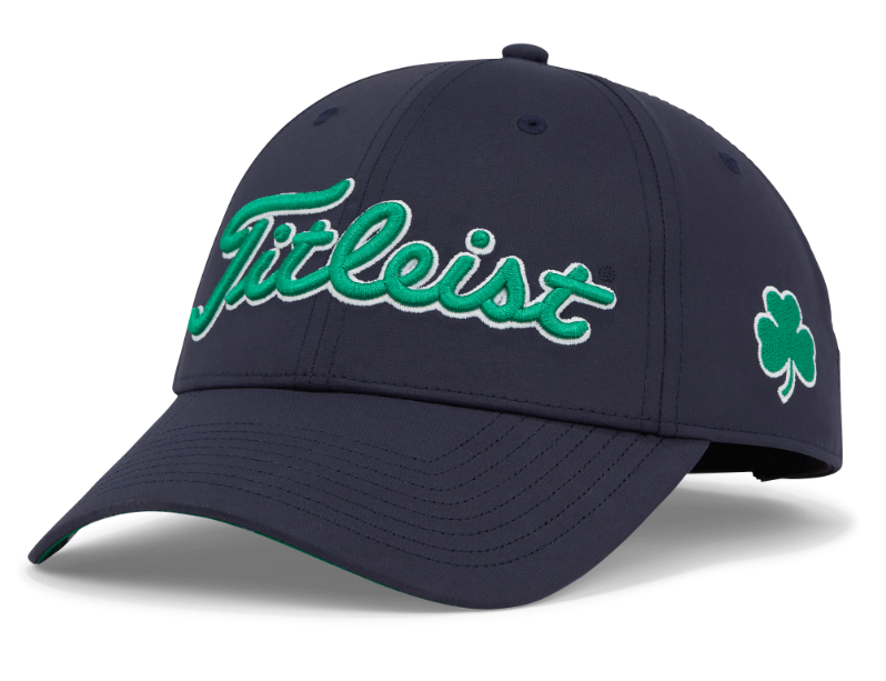 New Titleist Golf Players Performance Adjustable Shamrock hat