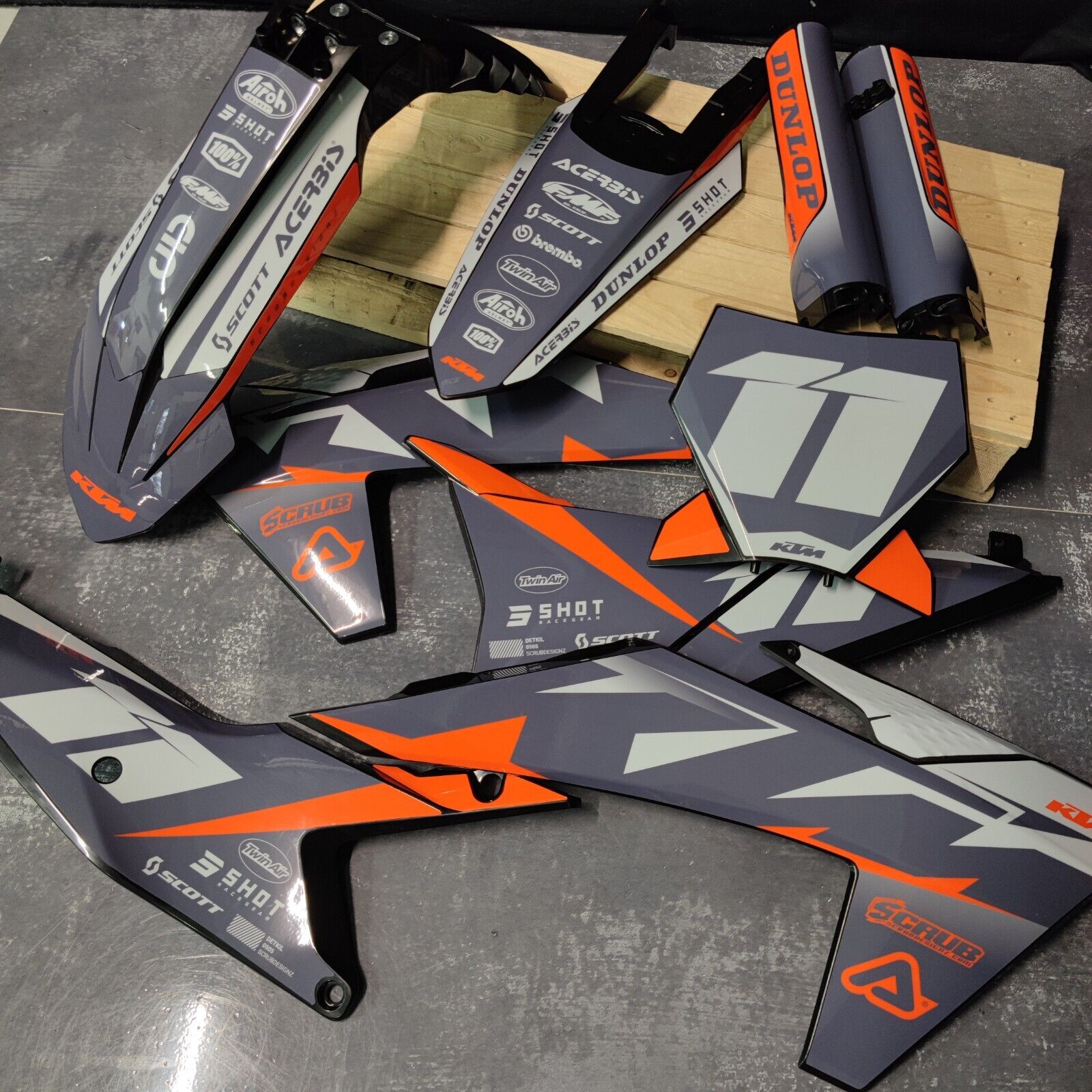 Plastics + Graphics KTM 2023 2024 XC XC-F SX SX-F