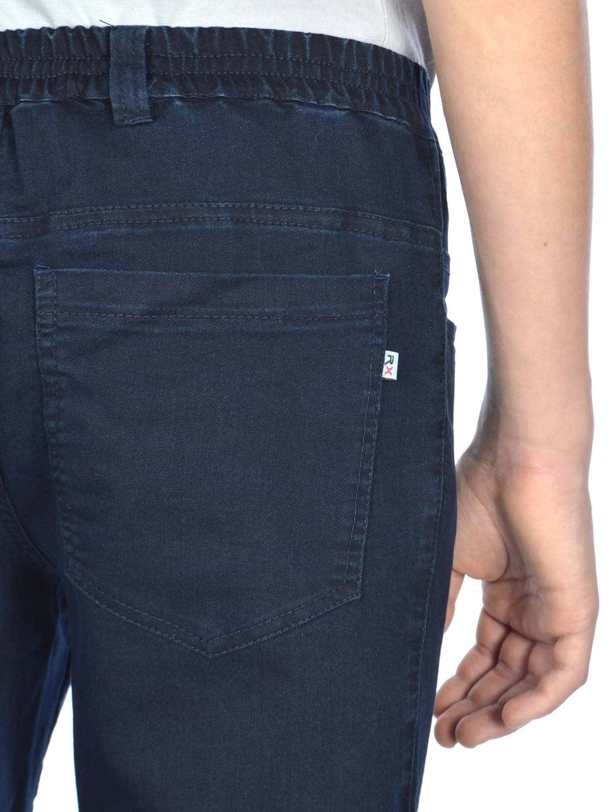 Boys' Chino Jeans Skinny Stretch Trousers with Elastic Waistband 30001