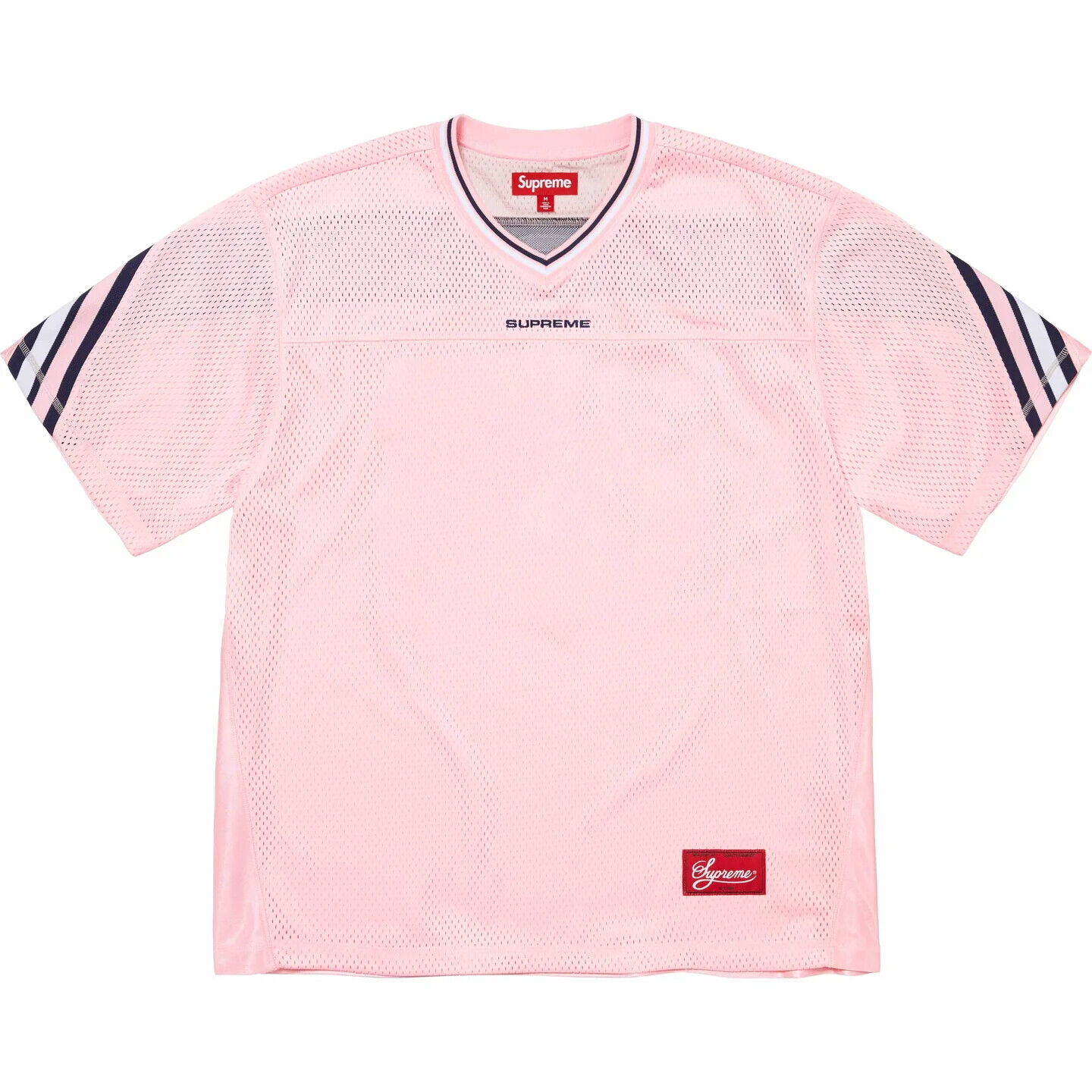 シャツ supreme jacquard rib football jersey M Supreme Jacquard Rib Football Jersey White Men's - FW24 - US