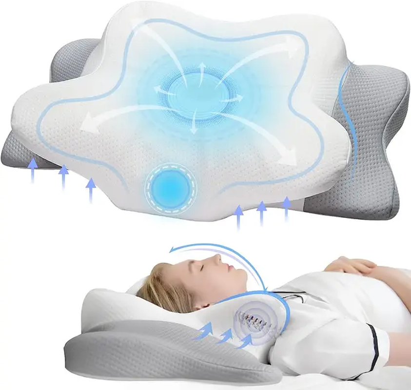 Orthopedic Memory Foam Pillow – Ergonomic and Odorless, Sou