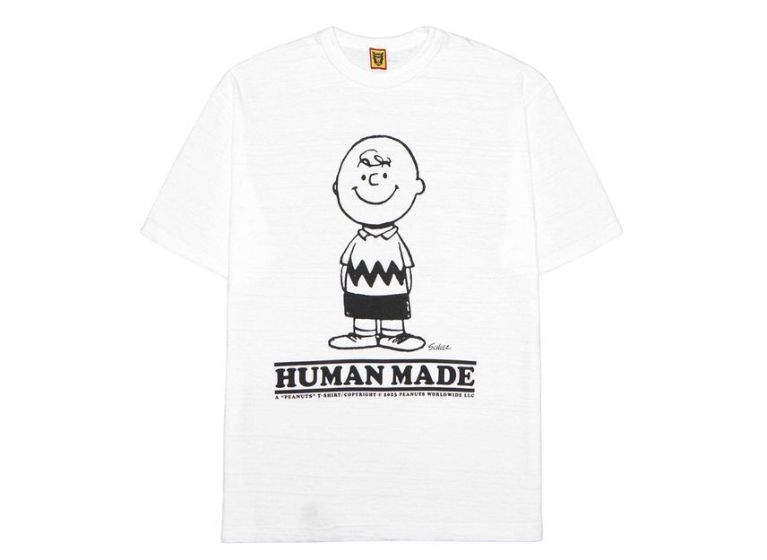 HUMAN MADE Peanuts T-Shirt #2 Black White 2colors Size S-3XL | eBay UK