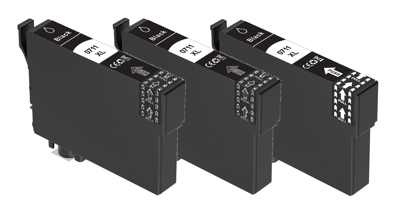 Cartucce stampante XL per Epson sostituiscono T0711 nero 16ml compatibili...