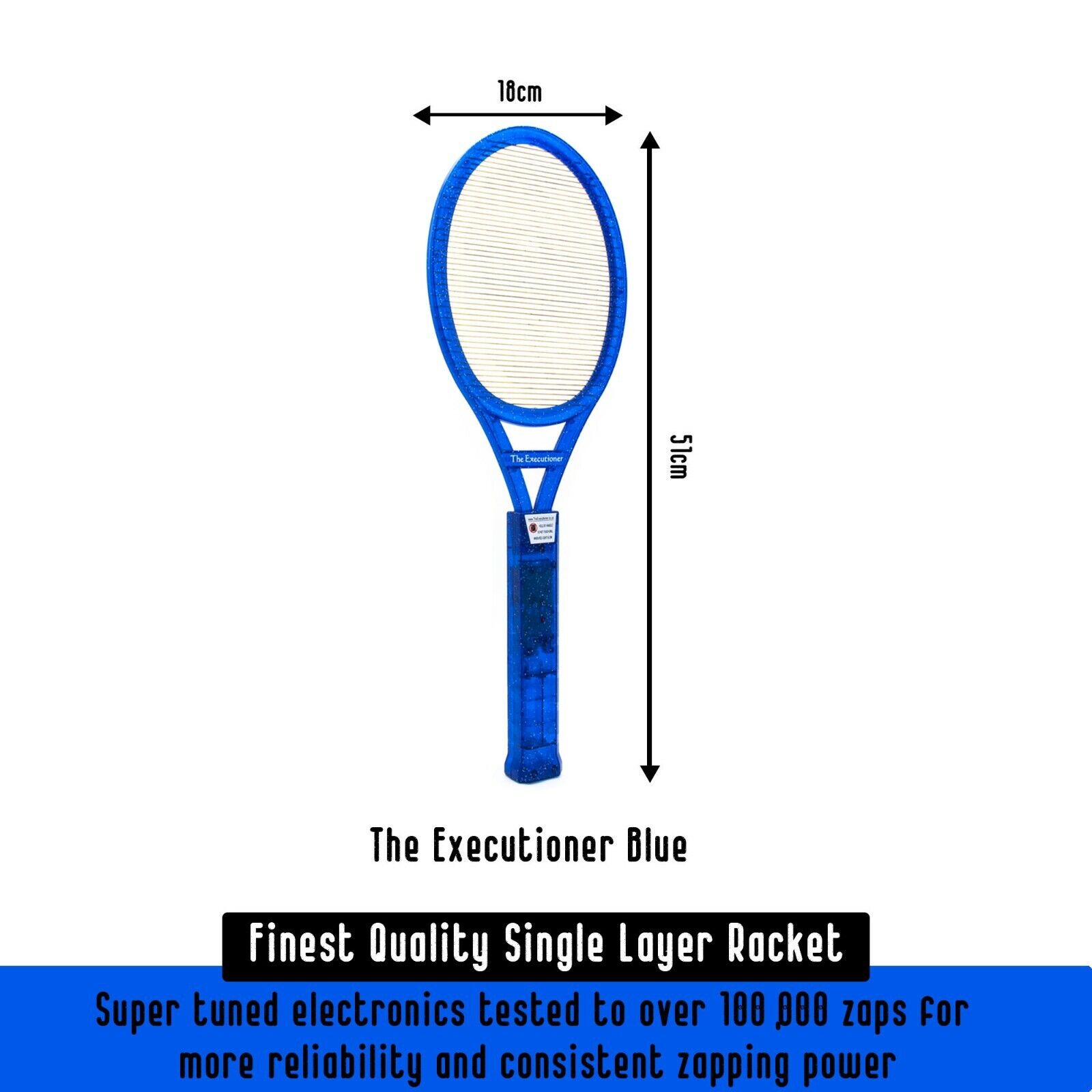 Fly Zapper Racket Electric Wasp Pest Bug Mosquito Killer The Executioner Colours