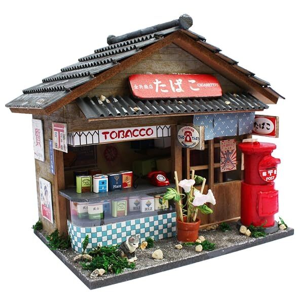 Doll House Miniature Model Kit Figure Handcraft Toba cco Shop 8531 Boys & Gi JP