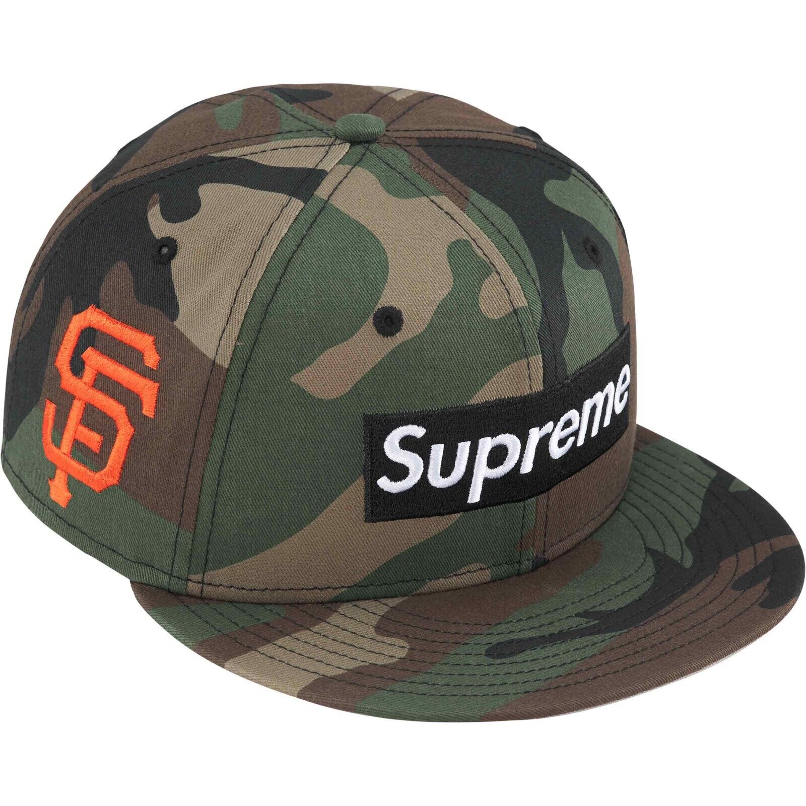 Supreme MLB Teams Box Logo New Era Cap 59Fifty 6 colori Taglia 7-8