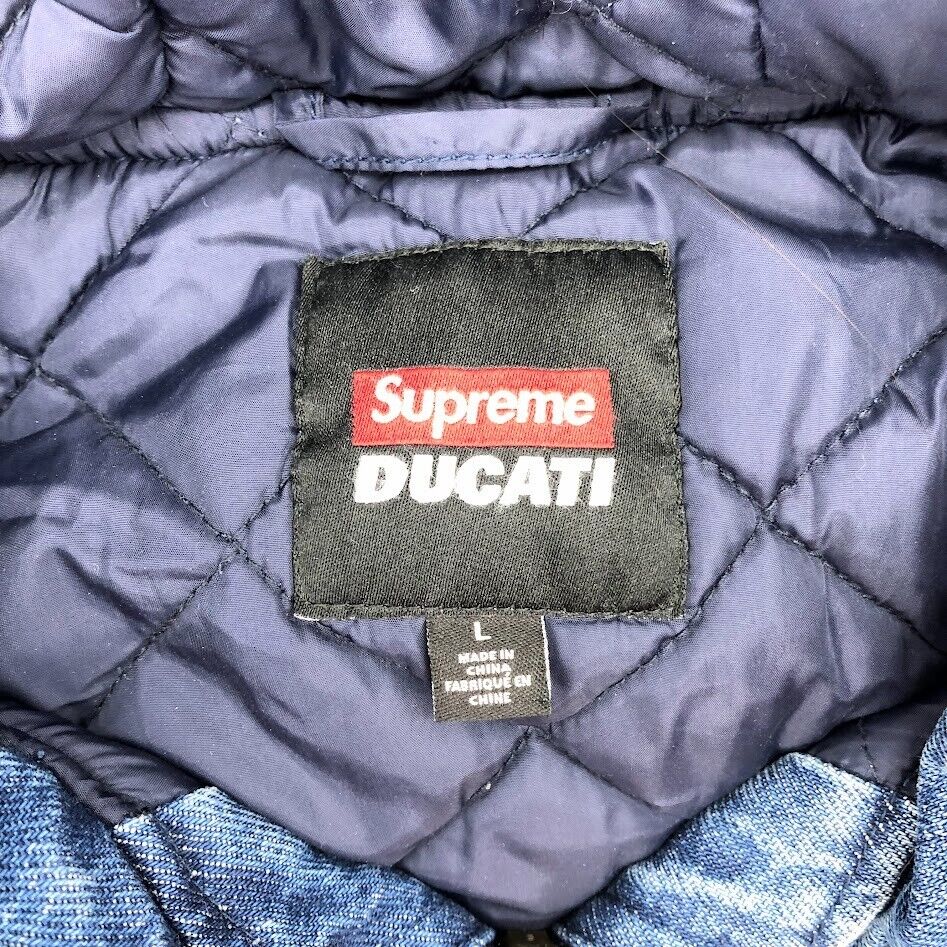 Supreme x Ducati Hooded Racing Jacket SS24 Black Red Blue 3colors