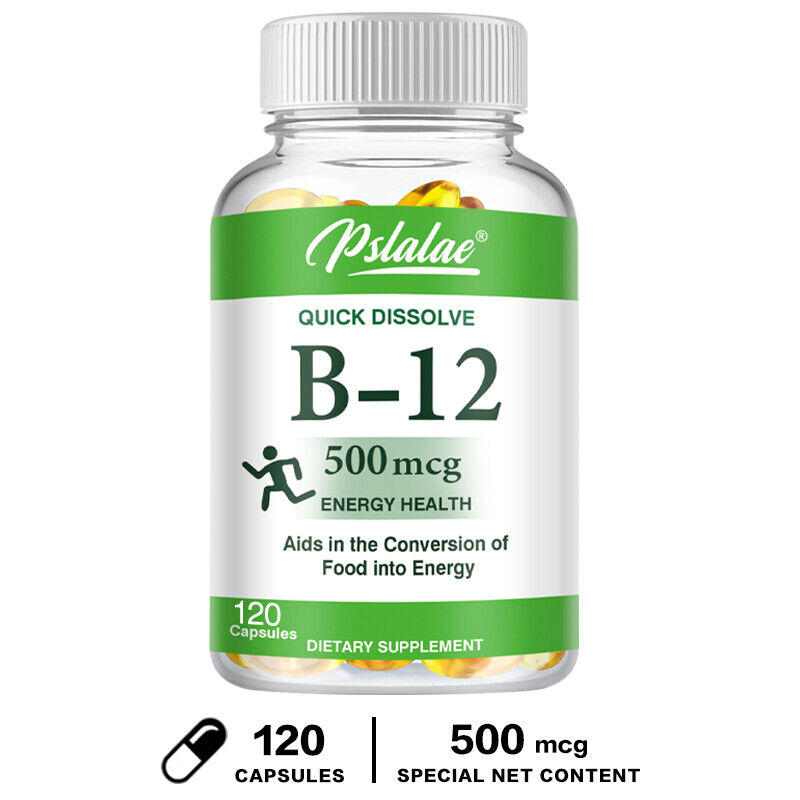 Vitamine B12 Méthylcobalamine - 5000mcg - Dissolution Rapide - Pour énergie & Métabolisme