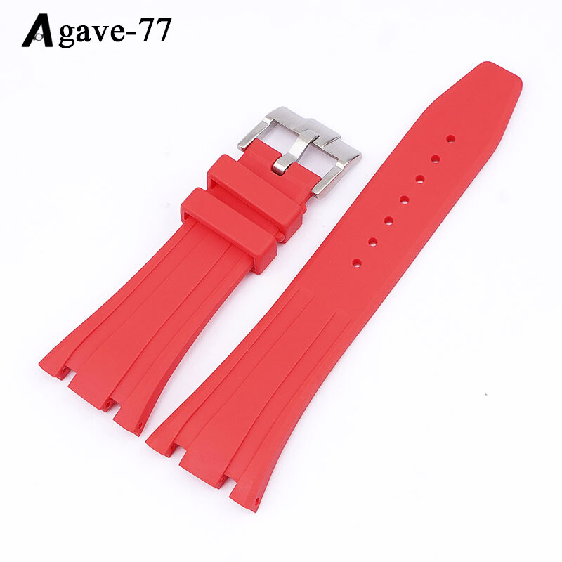 26mm Watch Strap Rubber Band Fits For Audemars Piguet Royal Oak 26331 15400 New - Zdjęcie 16 z 20