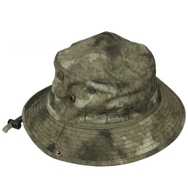 Tactical Hunting Camouflage Wide Brim BONNIE Hat Outdoor Camping Fishing Cap - Picture 77 of 93