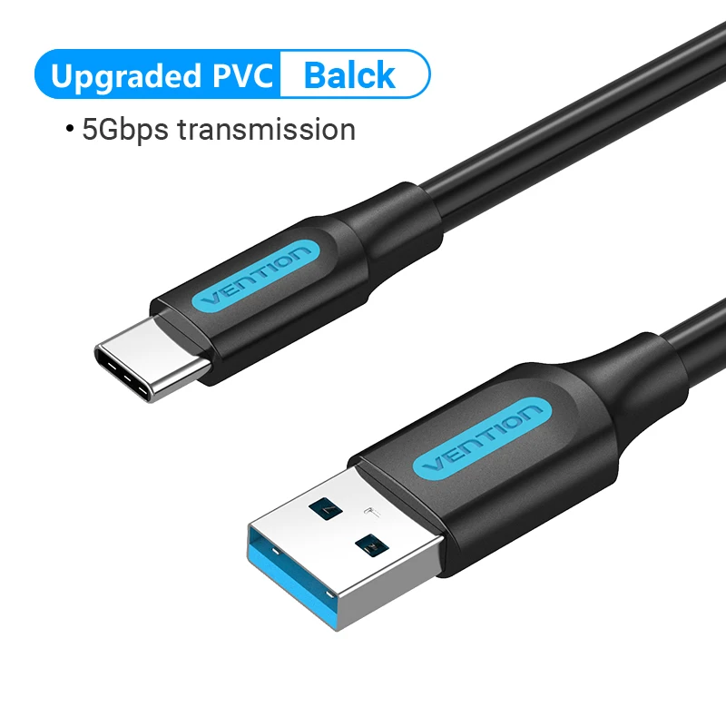 USB Type C Cable 3A Fast Charging Data Cord For Samsung Phone S8 S9 S10 S20 Plus
