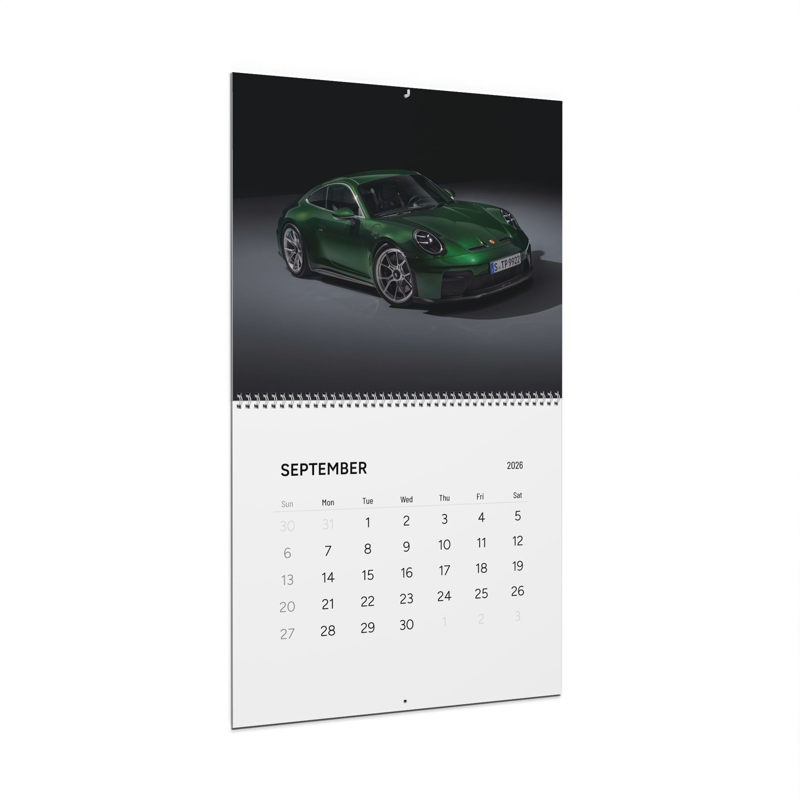 Calendrier Mural Porsche 911 2025 Format A3 - Le Calendar King Porkie 911
