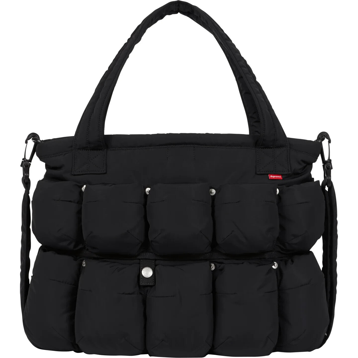 Supreme x Marithe + Francois Girbaud Pokachu Puffer Tote Bag