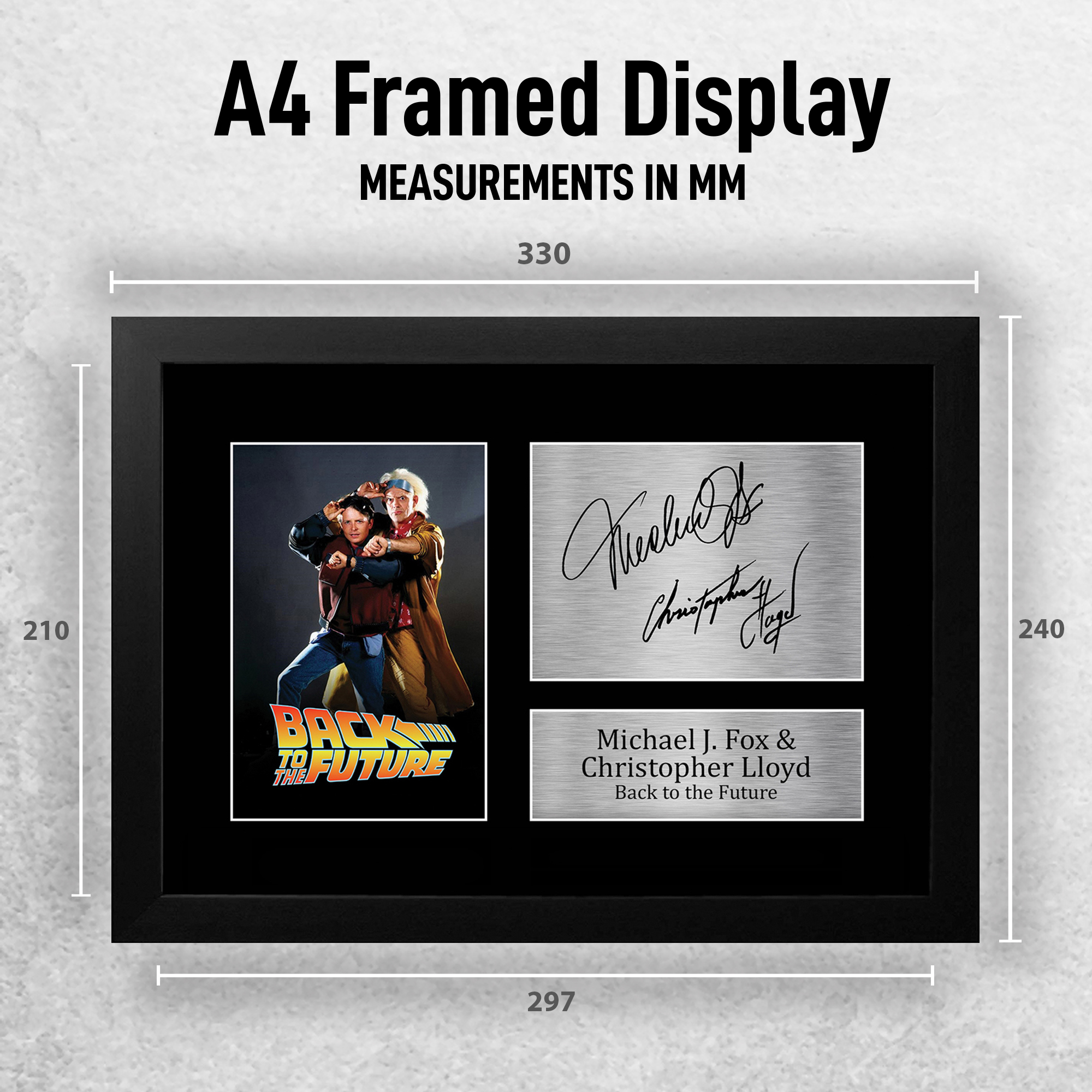 Regalo autógrafo firmado por Michael J. Fox estampado A4 para un fanático de Regreso al Futuro - Imagen 11 de 24
