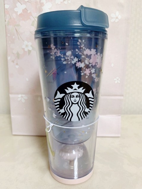Starbucks 2019 / Cherry Blossom Waterball Tumbler / 355ml / Express / Genuine