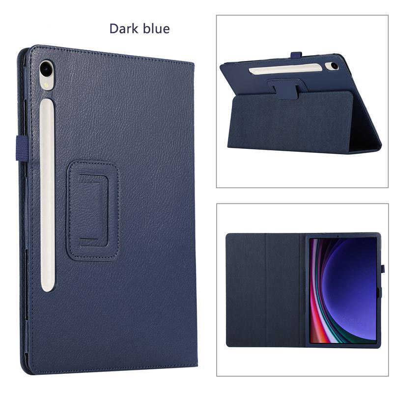 Funda de cuero para Samsung Galaxy Tab S9 11.0 inteligente con soporte para libro cubierta abatible para tableta - Imagen 18 de 28
