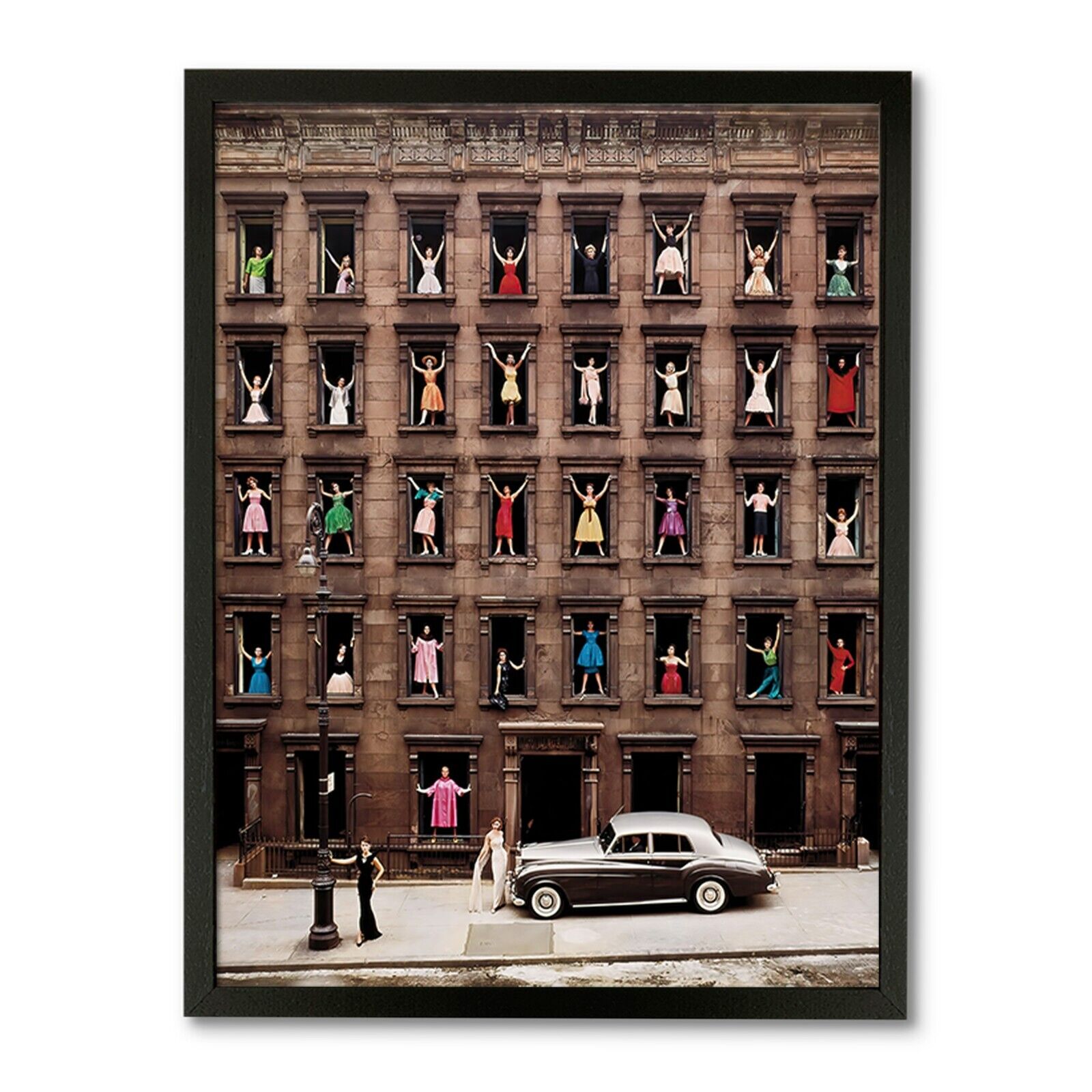 【洋書 写真】Ormond Gigli Girls in the Windows Framed 'Girls in the Windows' by Ormond Gigli Photo Art