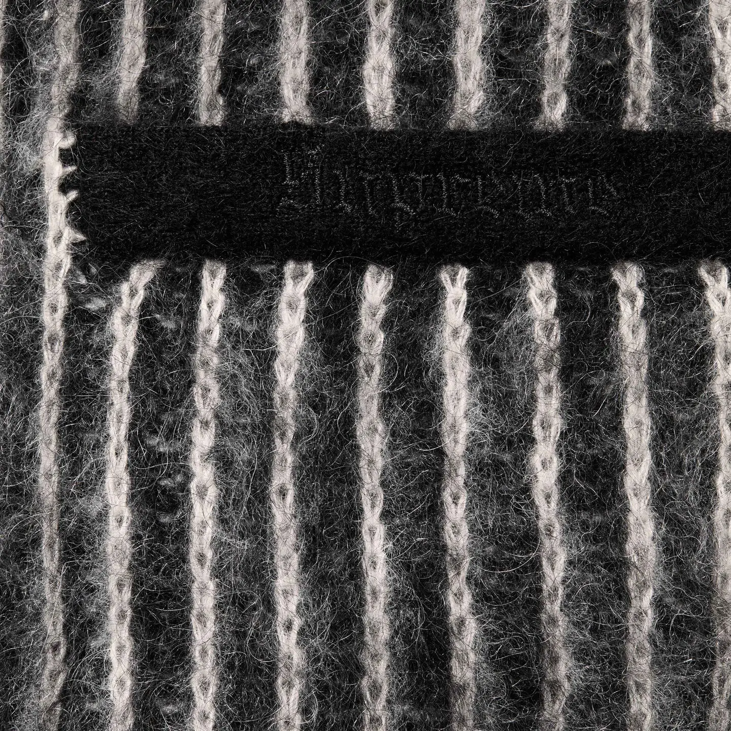 Supreme 2-Tone Mohair Cardigan Black Ivory Brown 3colors SS25