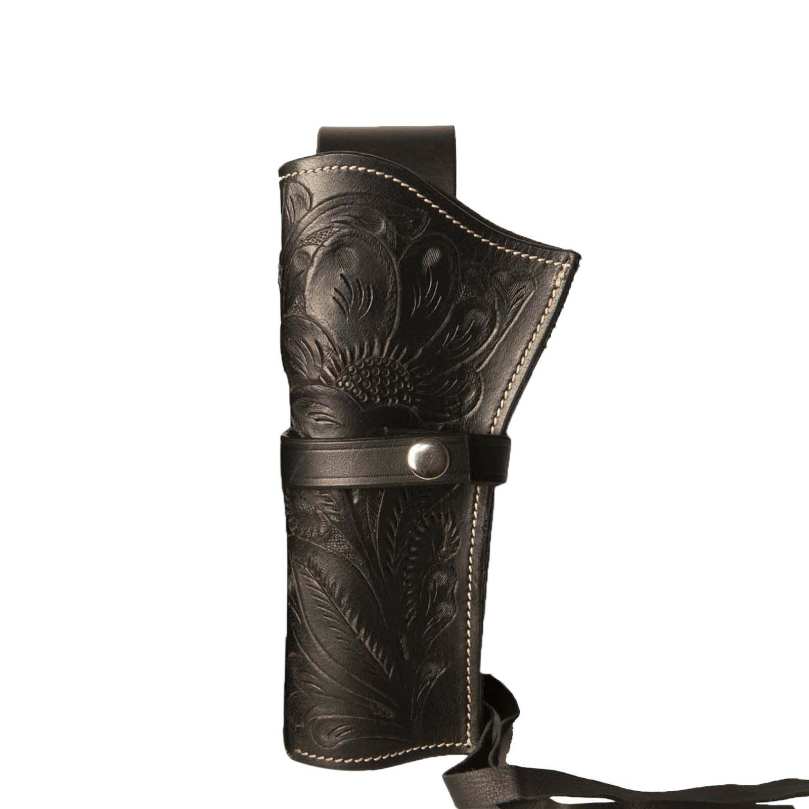 DRAW 38/357 CROSS BDRAW TOOLED LEATHERCASE REVOLVER Holster Gun REVOLVE SASS AUS