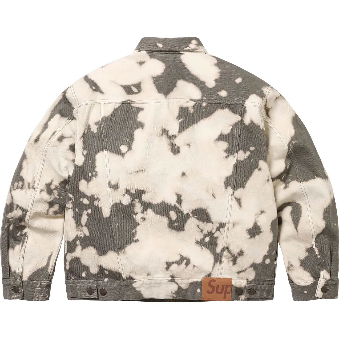 ジャケット・アウター Supreme Denim Trucker Jacket Bleached Supreme Denim Trucker Jacket Black Bleached 2colors SS25 | eBay UK