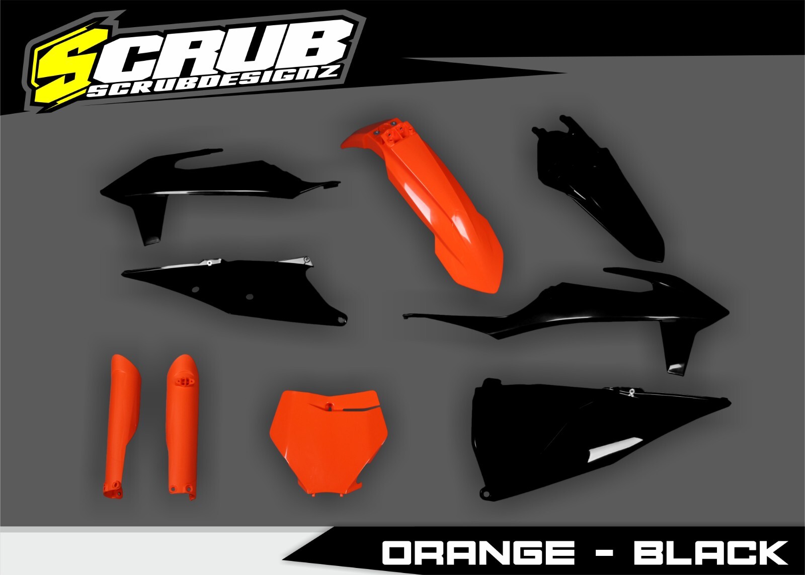 Plastics + Graphics KTM SX SX-F XC XC-F 2019 2020 2021 2022 Custom race number