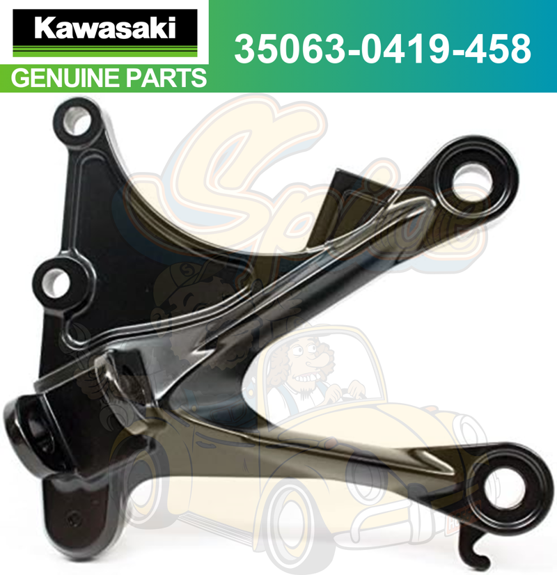OEM Kawasaki ZX6R ZX6 LEFT FRONT FOOTREST BRACKET 35011-1874