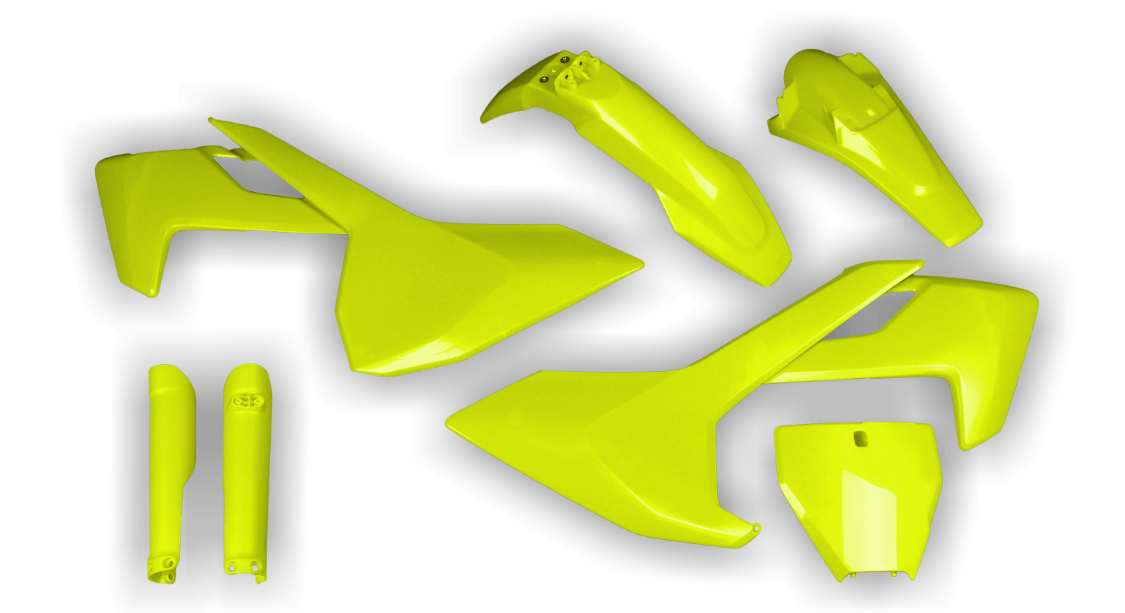 Husqvarna 2016 2017 2018 TC FC TX FX Plastics Kit Fluo Neon Yellow