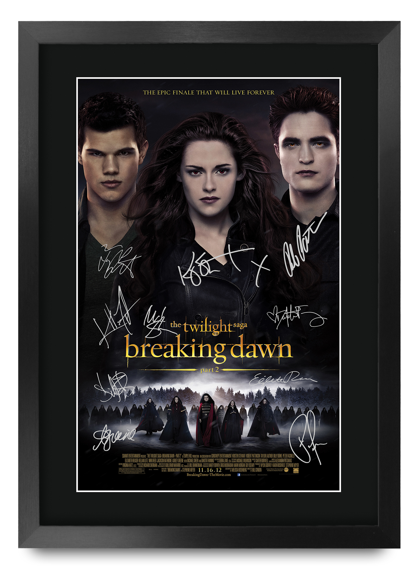 Crepúsculo Ideal Regalo Impreso Enmarcado Autógrafo Imagen para Películas Memorabilia Fans - Imagen 26 de 91