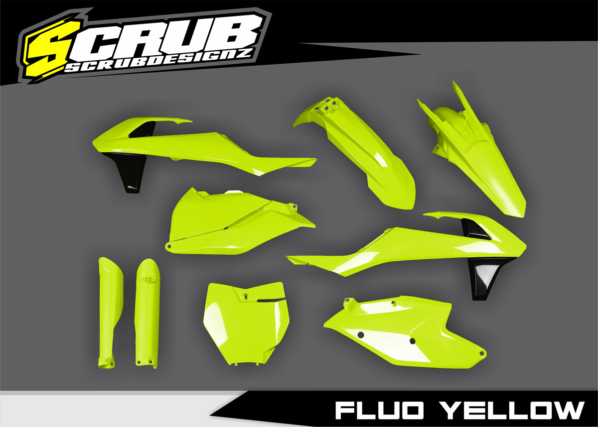 Plastics Kit Fluo Yellow KTM SX SX-F XC XC-F 2016-2018 125-150-250-300-350-450
