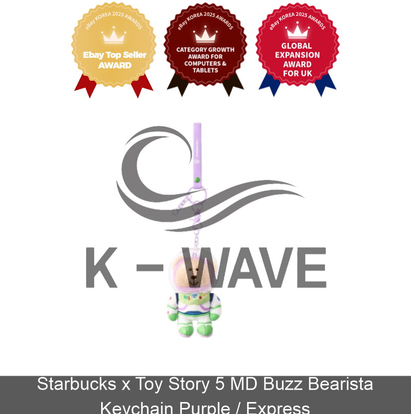 Starbucks x Toy Story 5 MD Buzz Bearista Keychain Purple / Express