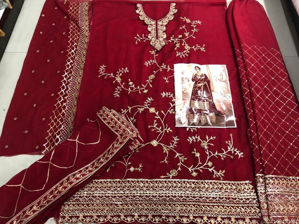 Tuta Bollywood indiano Kameez Salwar festa donna abito Anarkali pakistano - Foto 52 di 85