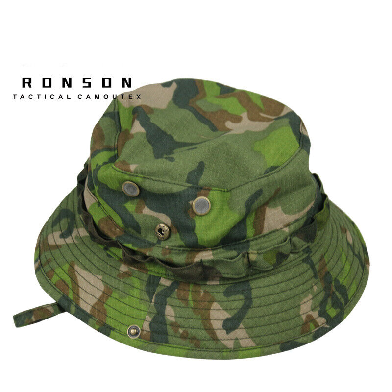 Tactical Hunting Camouflage Wide Brim BONNIE Hat Outdoor Camping Fishing Cap - Picture 27 of 93