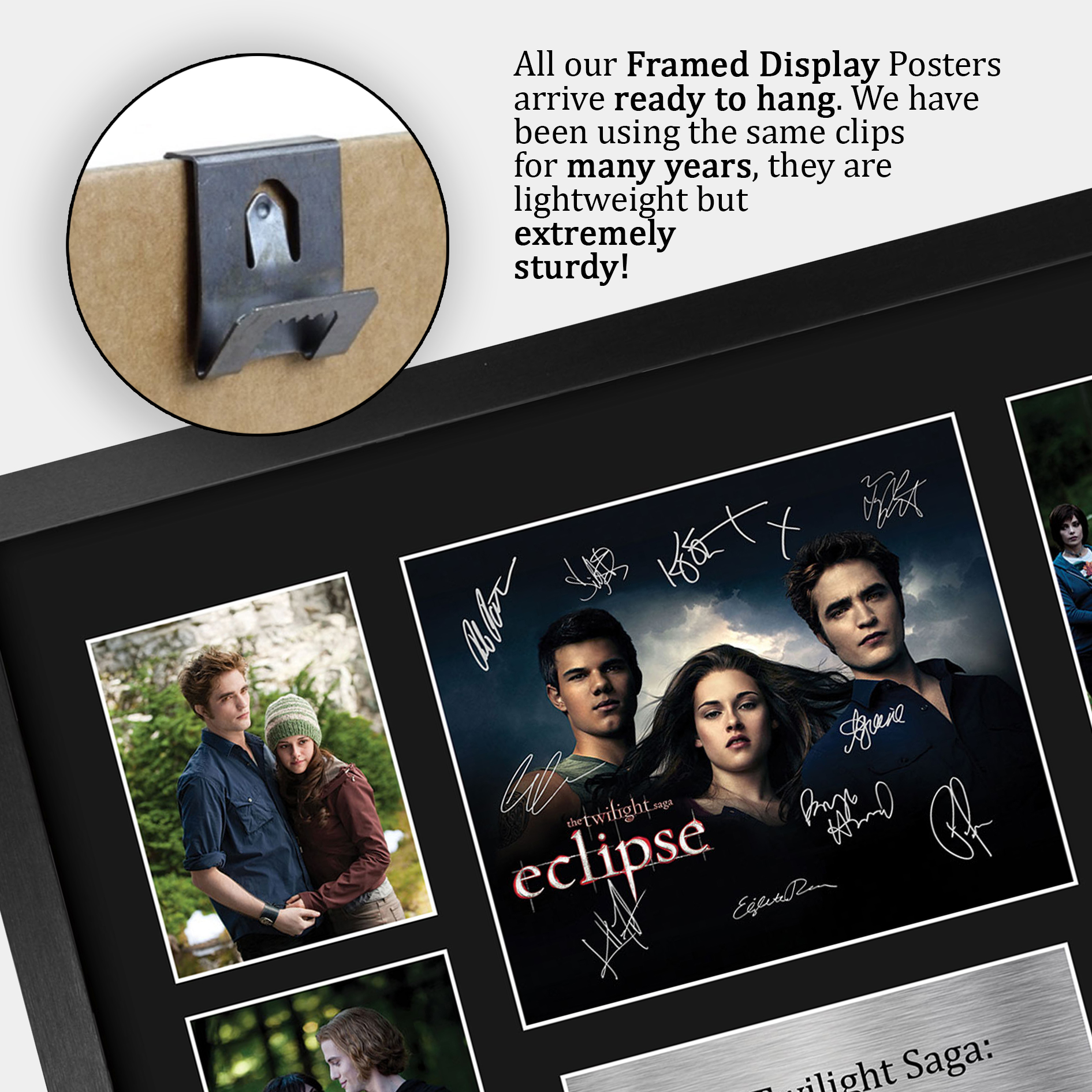 Crepúsculo Ideal Regalo Impreso Enmarcado Autógrafo Imagen para Películas Memorabilia Fans - Imagen 80 de 91
