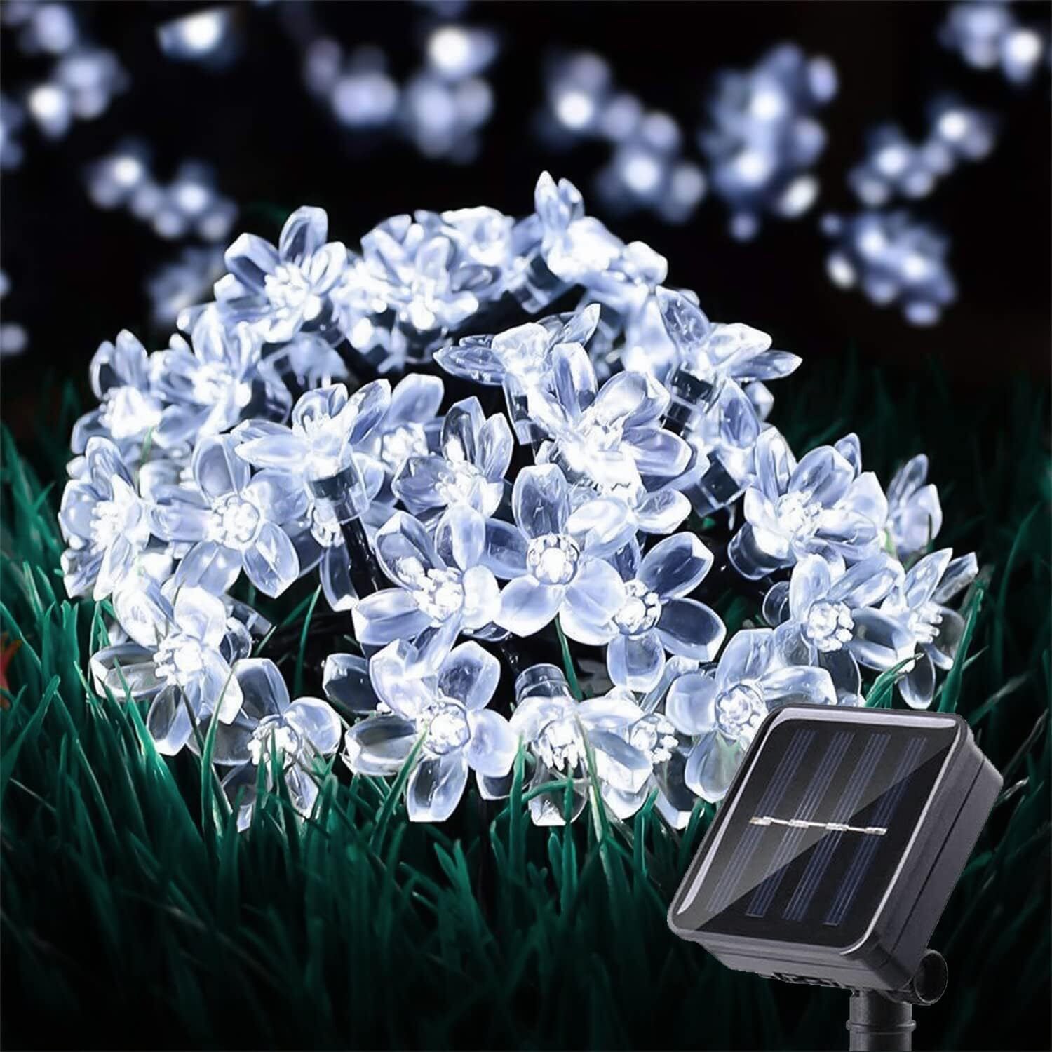 220 LED Solar Christmas String Lights Flower Fairy Garden Outdoor Party Lamp - Picture 25 of 43