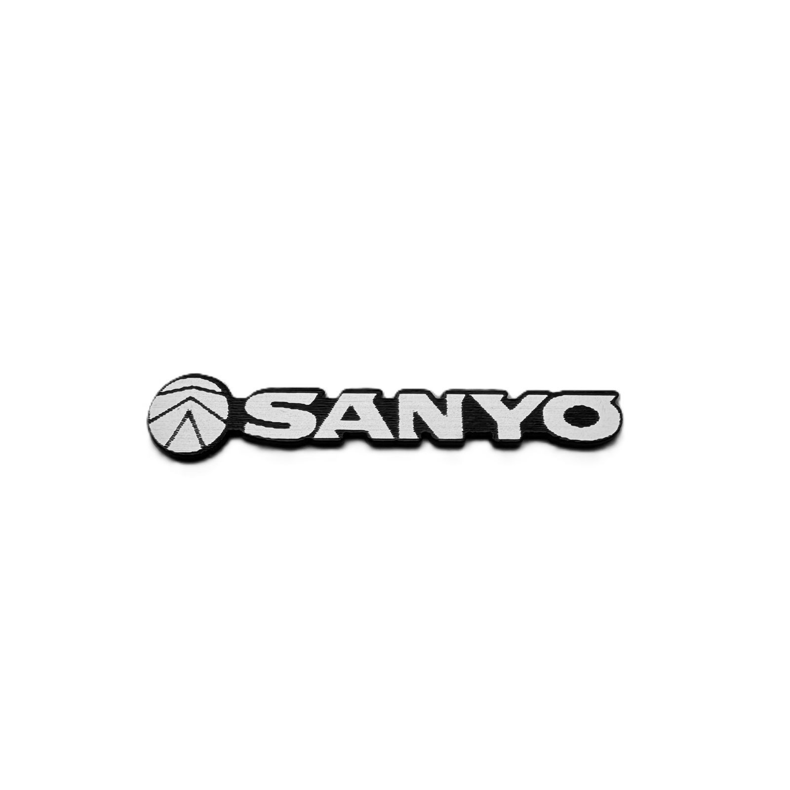 SANYO emblem 1963-1987 badge replacament logo decal sticker plaque tag