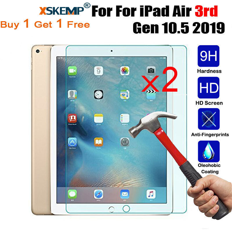 2Pcs For iPad Pro 10.5 mini 5 Air 1 2 3 Tempered Glass Screen Protector Film - Picture 16 of 21