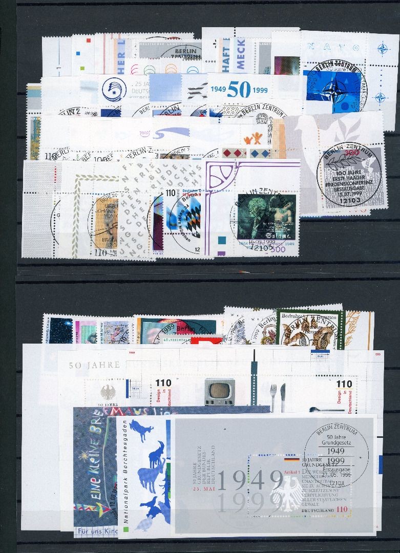 Federal Republic of Germany Michel number 2027-2086, year 1999, postmarked