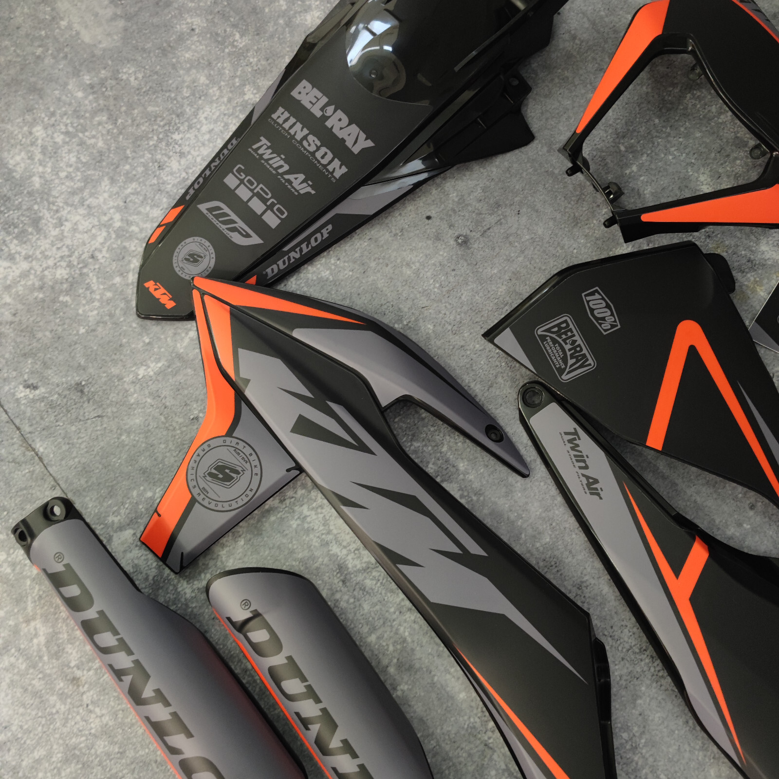 Plastics + Graphics KTM 2019-2022 SX SX-F XC XC-F | EXAMPLE IMAGE