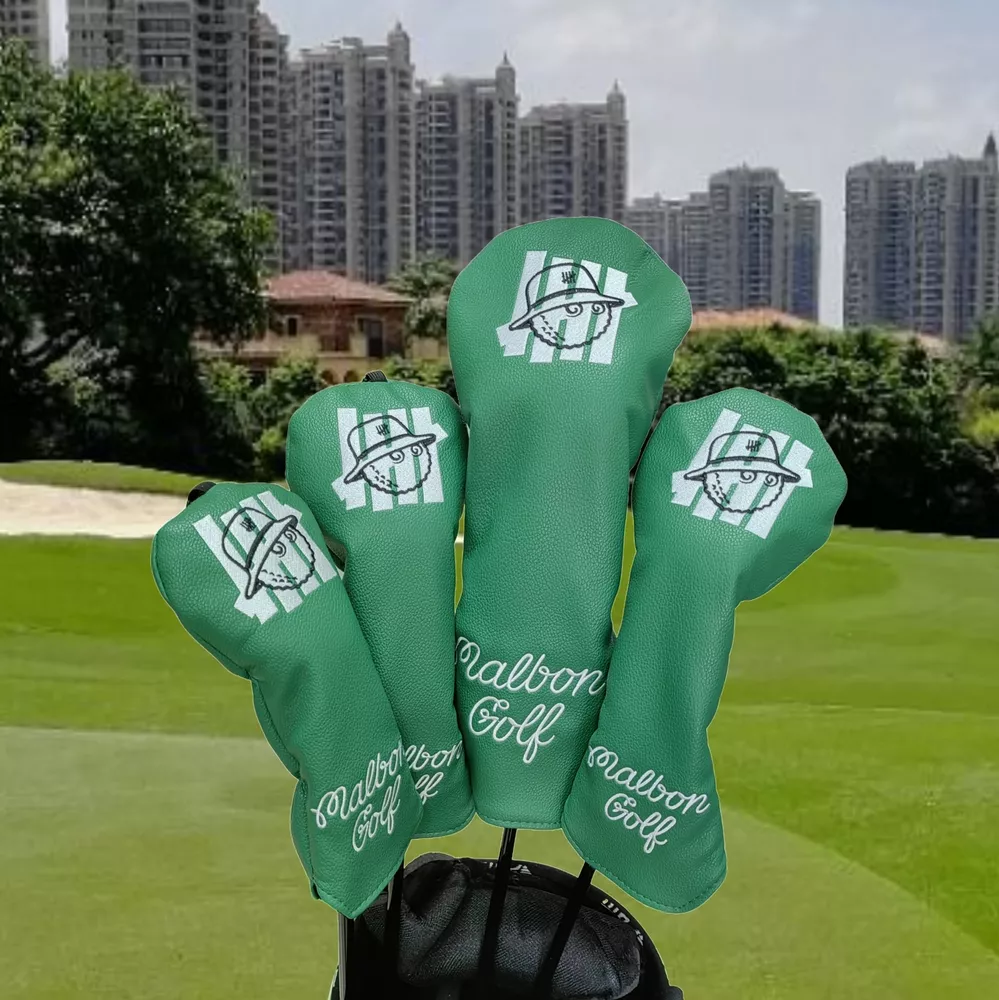 New Five bars Golf Club Cover Driver Wood Hybrid Iron Cover 135UT Black White - Picture 32 of 36