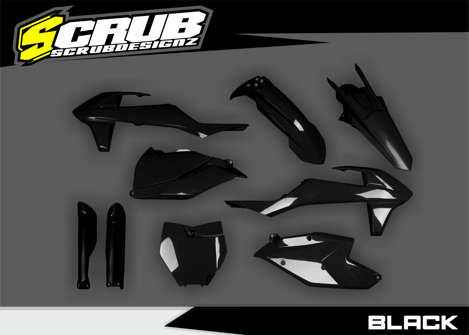 Plastics + Graphics KTM SX 85 2018-2024 Custom race number