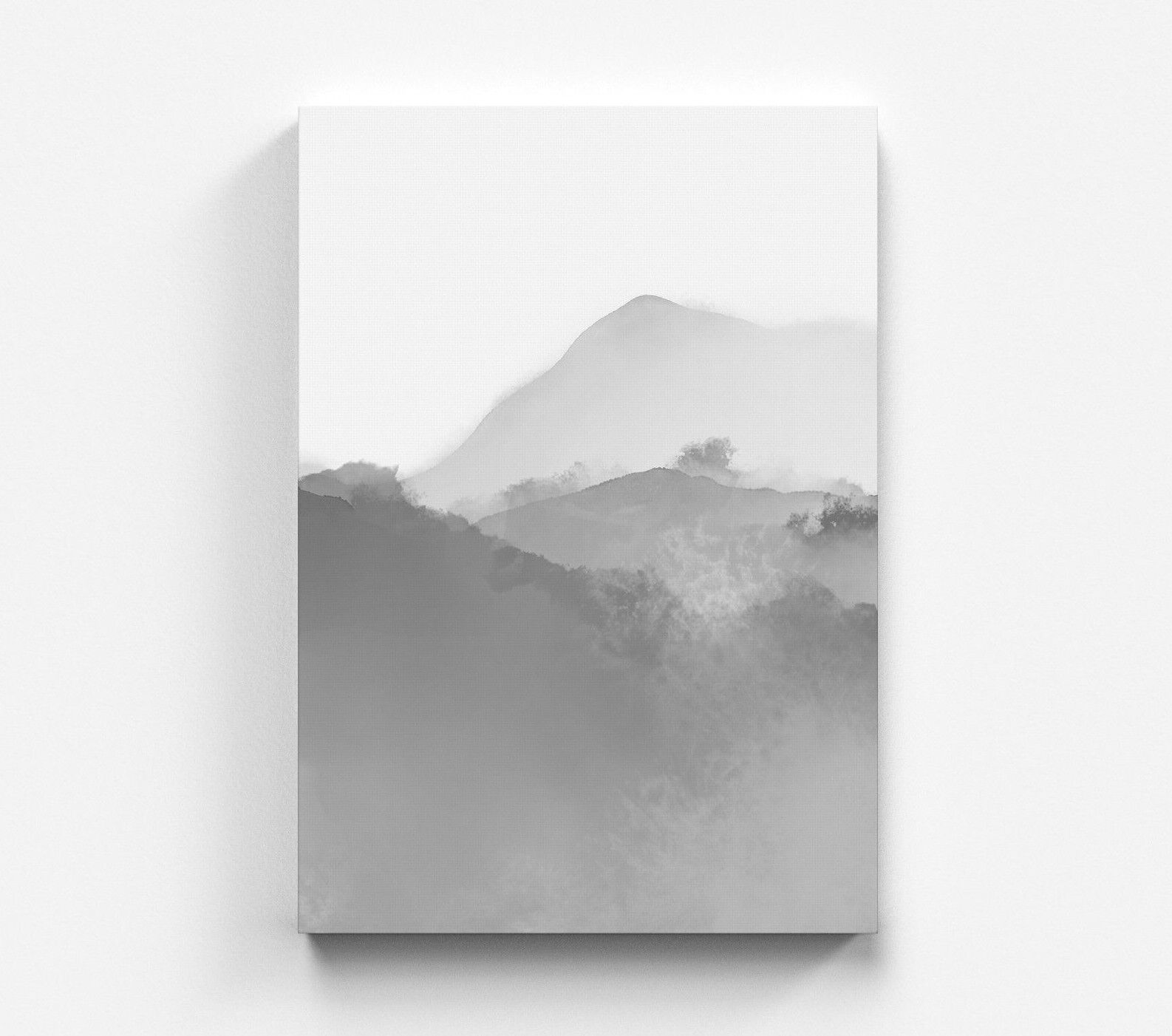 Canvas Picture Abstract Three Variations Colorless Art Colorful Home...