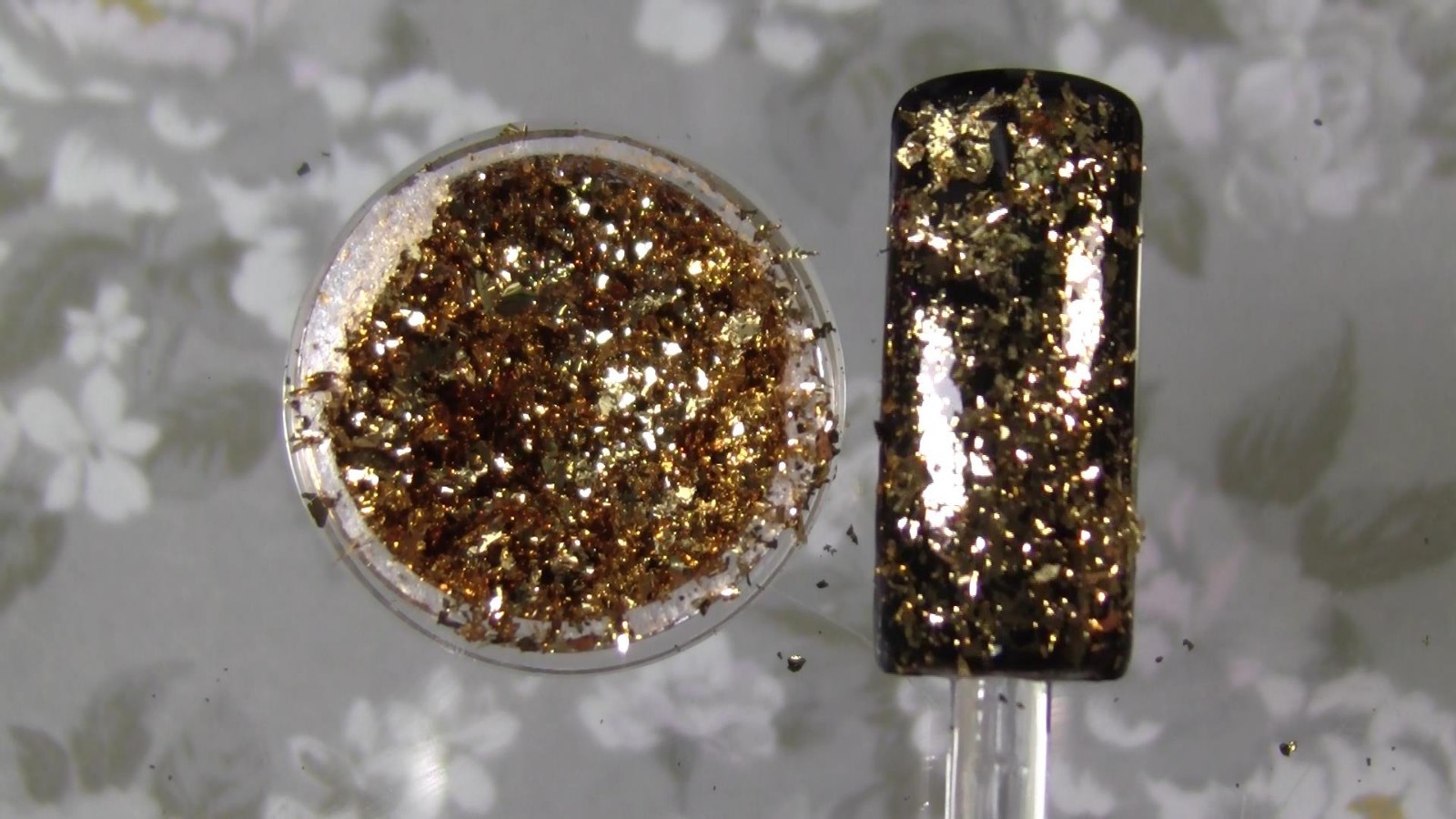 Silver Gold Chrome Mirror Flakes Metallic Powder Nails Nail art Gel Decoration