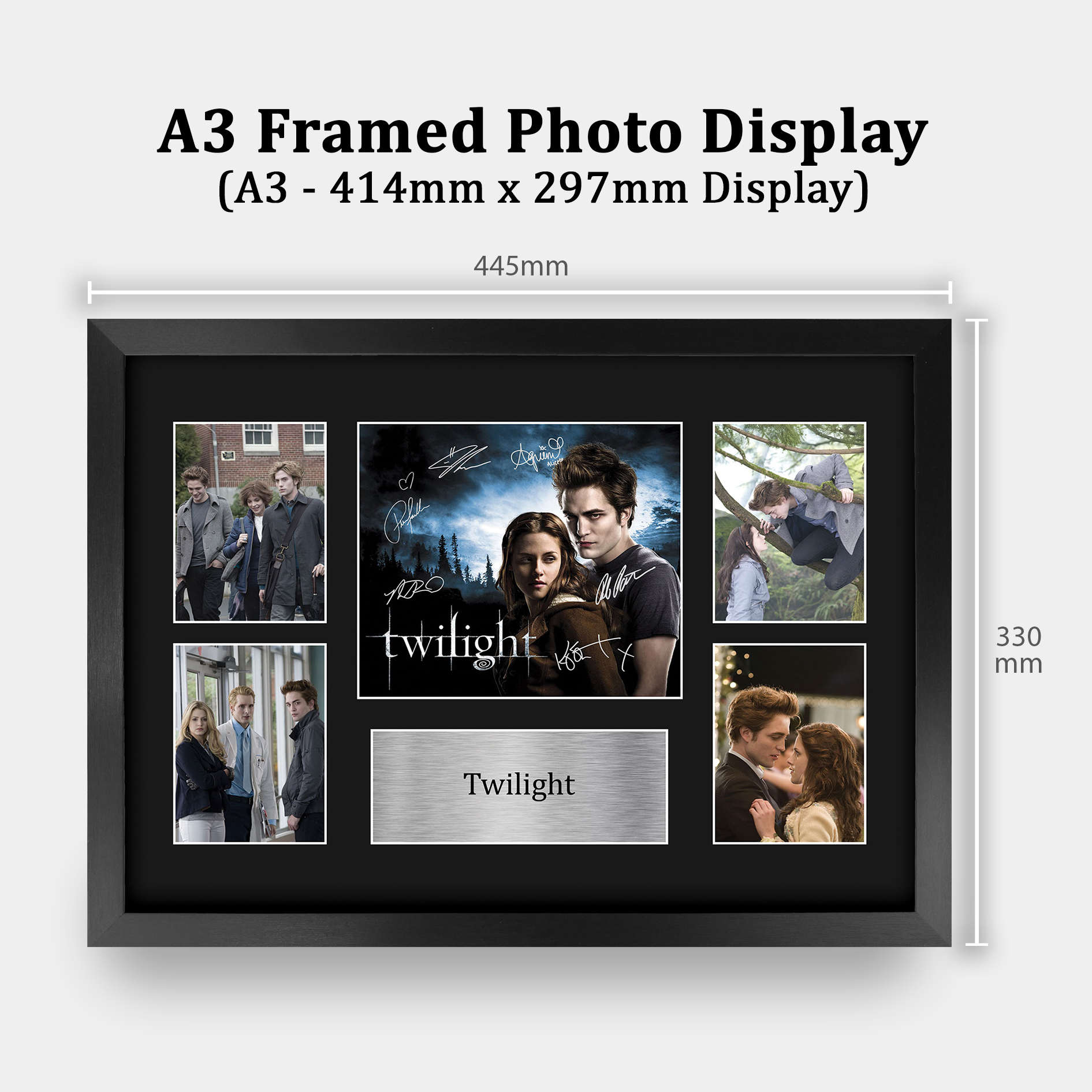 Crepúsculo Ideal Regalo Impreso Enmarcado Autógrafo Imagen para Películas Memorabilia Fans - Imagen 85 de 91