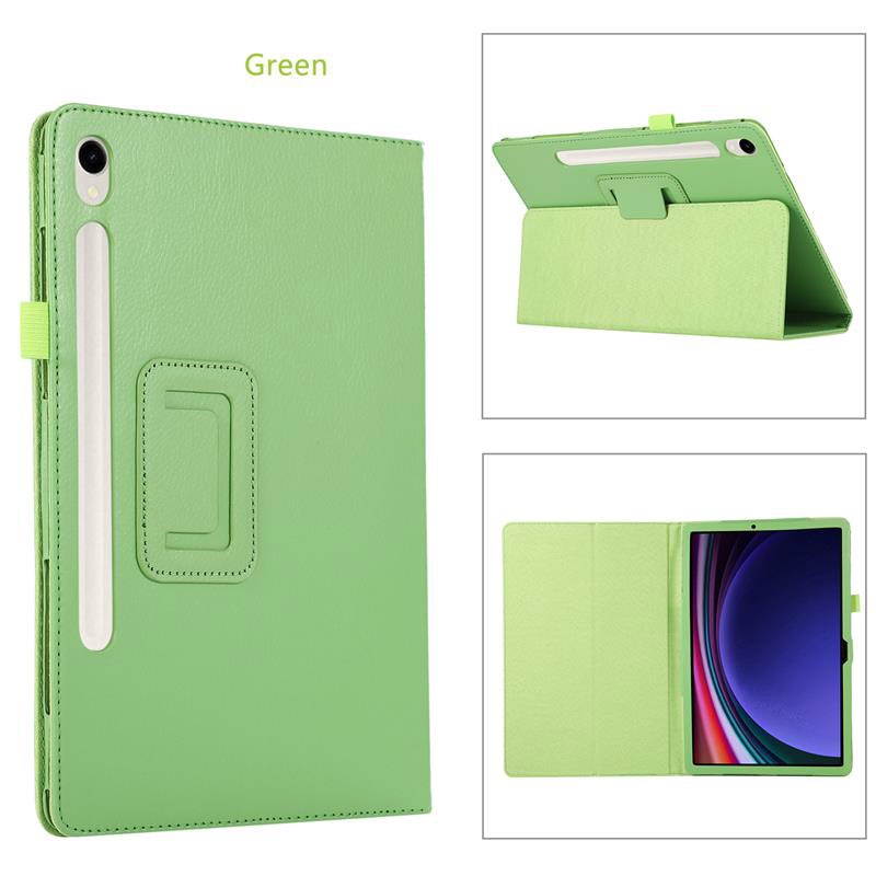 Funda de cuero para Samsung Galaxy Tab S9 11.0 inteligente con soporte para libro cubierta abatible para tableta - Imagen 24 de 28