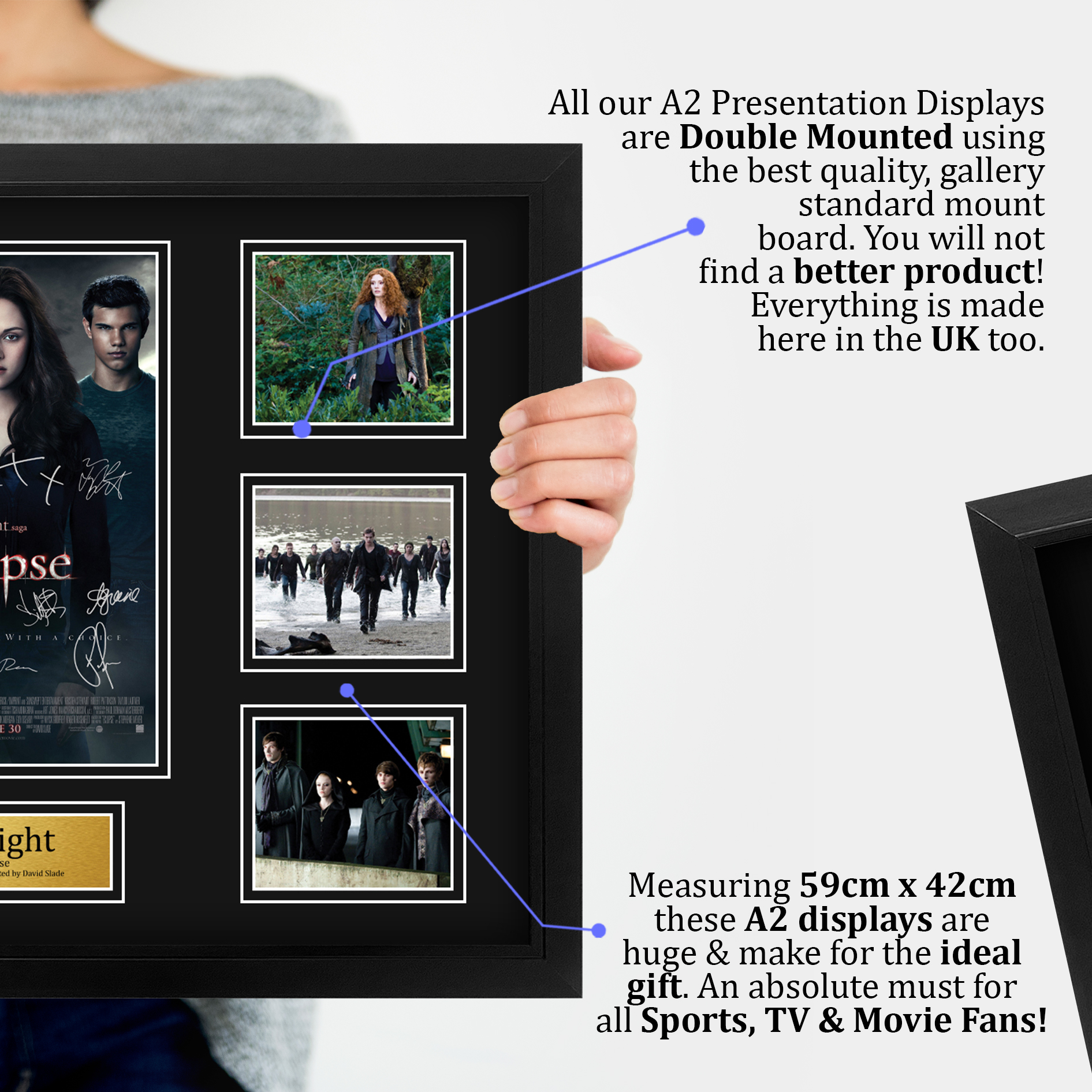 Crepúsculo Ideal Regalo Impreso Enmarcado Autógrafo Imagen para Películas Memorabilia Fans - Imagen 47 de 91