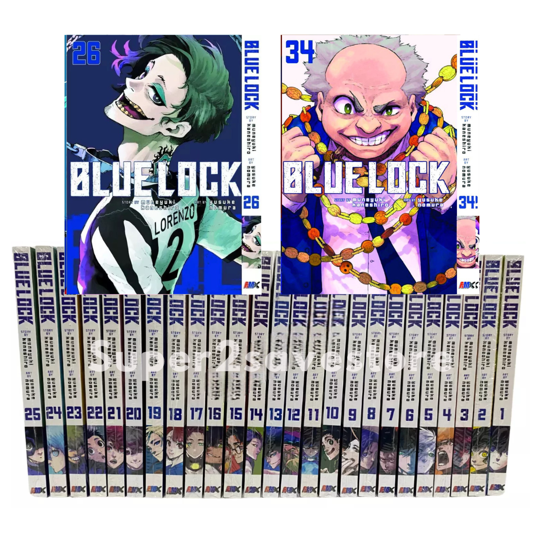 Blue Lock Manga Comic Vol.1-36 English Version (Half Set) FREE Shipping