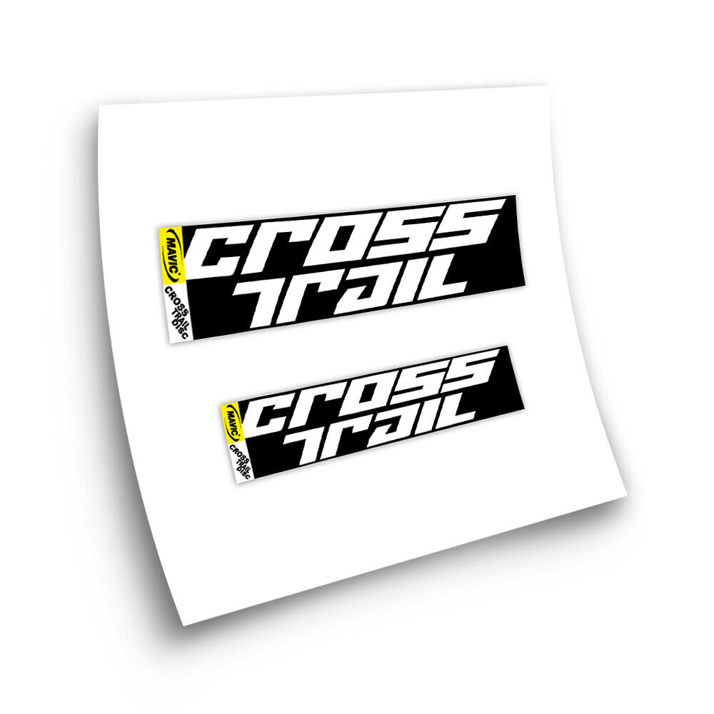 STAR SAM® BIKE HUB STICKERS Mavic Cross Trail Disc White ADHESIVES