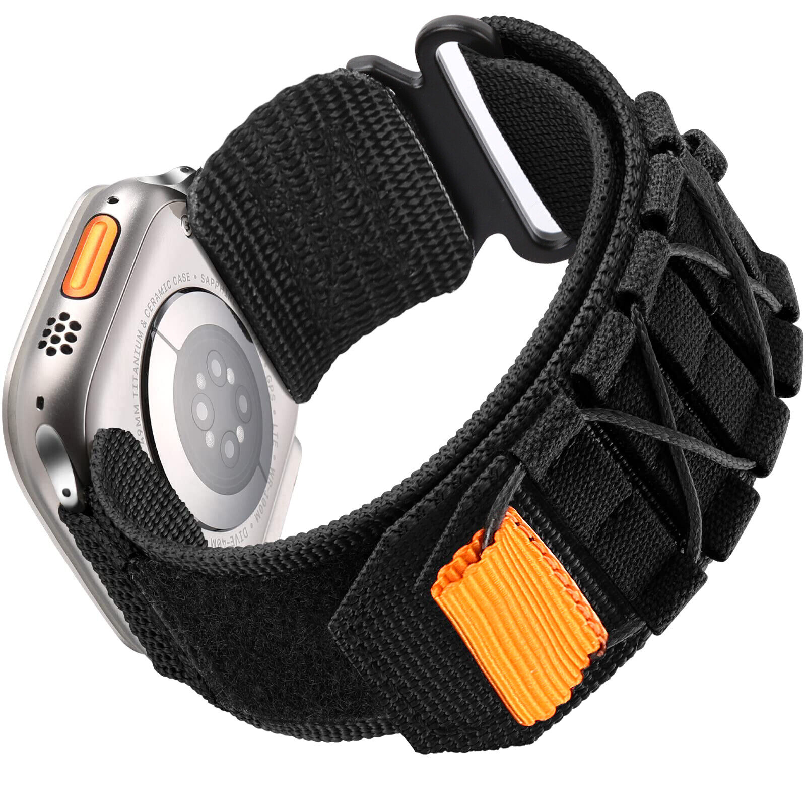 Rugged Military Nylon Strap Band For Apple Watch Ultra 2 Series 10 9 8 7 6 5 4 3 - Zdjęcie 17 z 17