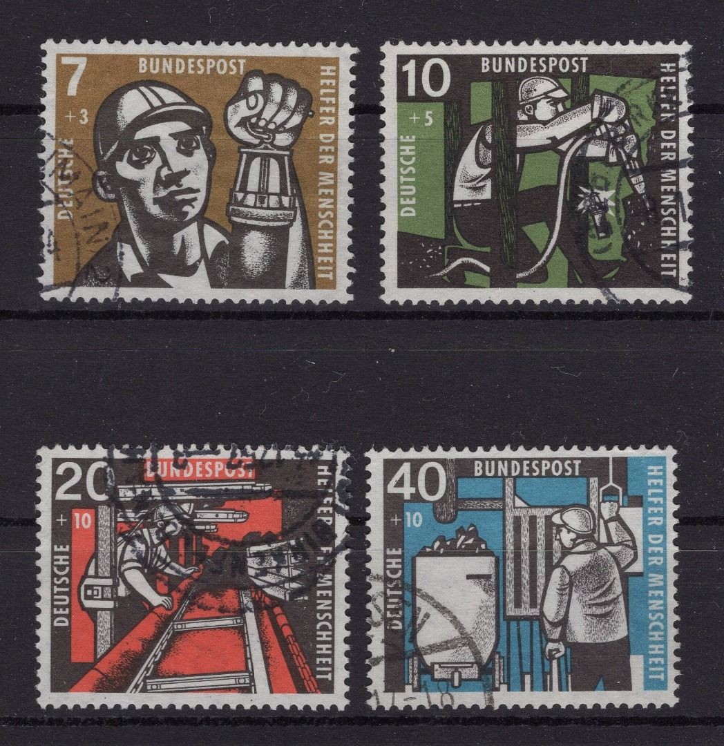 Federal Michel No. 270 – 273 stamped