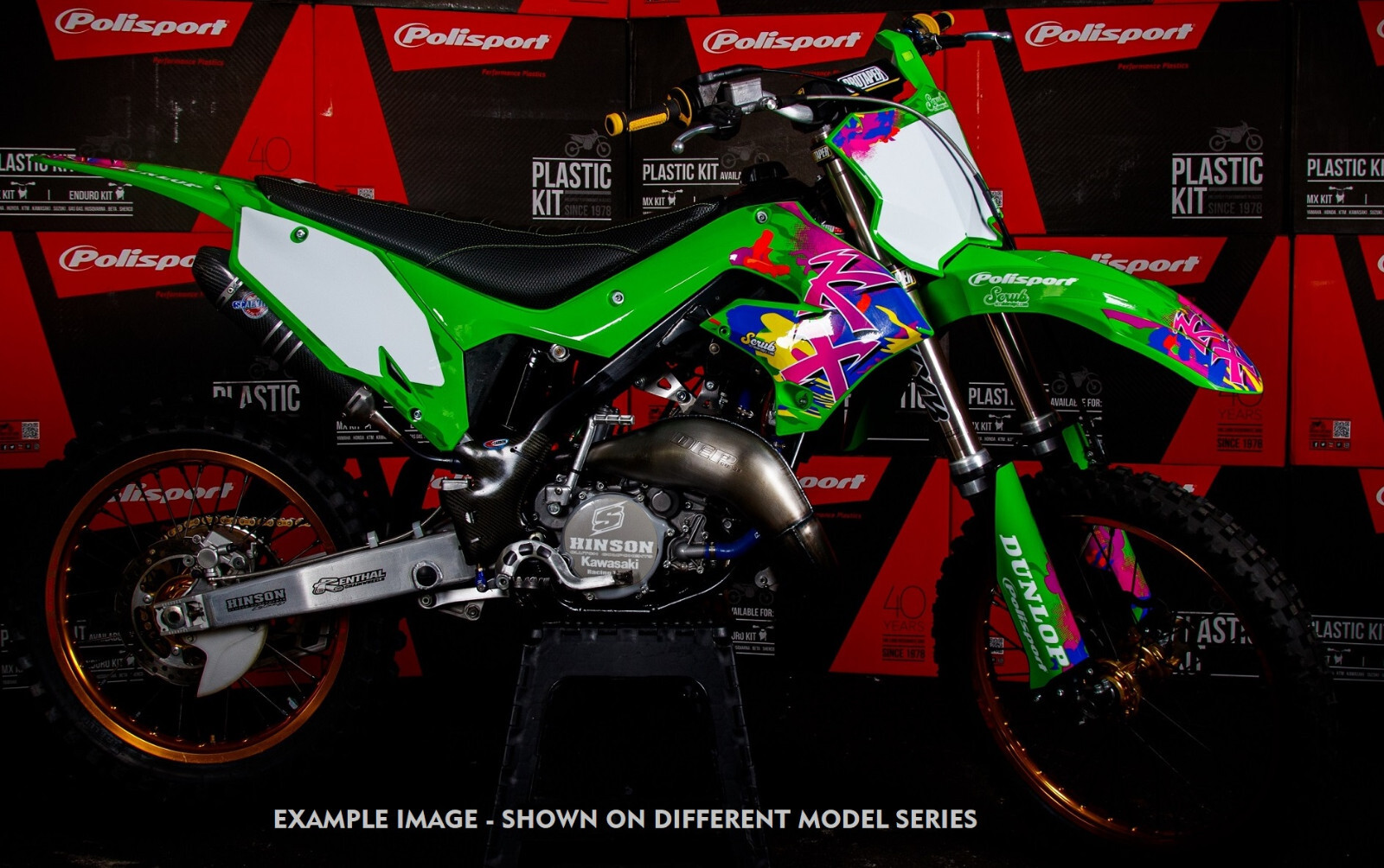 Graphics KX450f 2013 2014 2015 Kawasaki SCRUB decals KXf 450